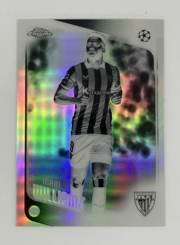 Inaki Williams 2025-26 Topps Chrome UEFA UCC #20 Negative Refractor SP