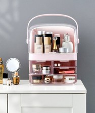 Porta trucchi quadrato porta cosmetici con corrimano per trasportarlo