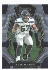 Charles Cross RC 2022 Panini Select Premier Level Seattle Seahawks #190