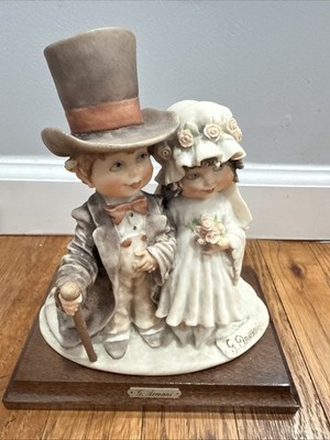Vtg Giuseppe Armani Florence Wedding Gulliver's World Porcelain Figurine ~8.25Hi