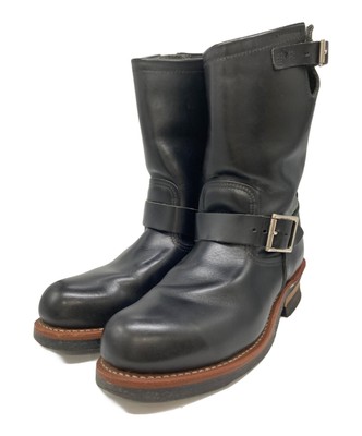 RedWing Stiefel 2268 Engineer Boots Leder Schwarz Größe 7,5
