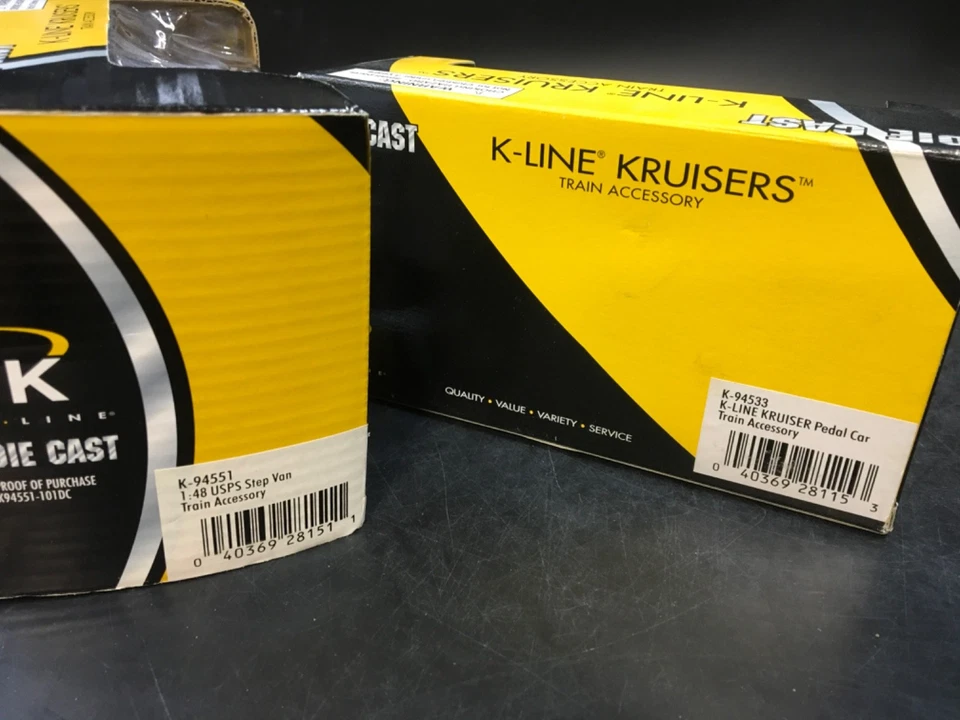 (4) K-Line Kruisers Train Accessories Die-Cast Metal Trucks Mail Truck & More! - Image 3 of 4
