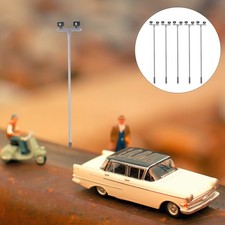  5 Pcs Lamp Post Miniature Architectural Simulation Street Lighting