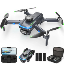 1080P HD Foldable Drone with Camera for Beginners - 3 Batteries  Case