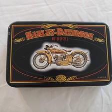 HARLEY DAVIDSON Playing Cards: 2 Sealed Decks in Collectible Tin Case 1997