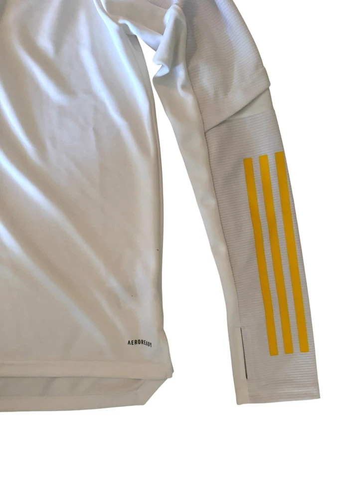 New Adidas Boca Juniors 2020-2021 1/4 Zip training top size XS, White - Image 4 of 4