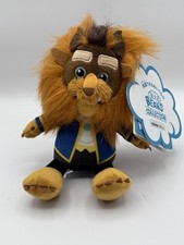 Tokyo Disney Washable Beans Collection Beauty and The Beast Beast Plush Doll NWT