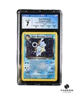 CGC 7 Dark Blastoise Holo 3/82 Pokemon Team Rocket Unlimited Vintage