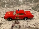 Vintage Matchbox Lesney Superfast 59 Mercury Fire Chief Car.