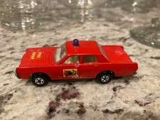 Vintage Matchbox Lesney Superfast 59 Mercury Fire Chief Car.