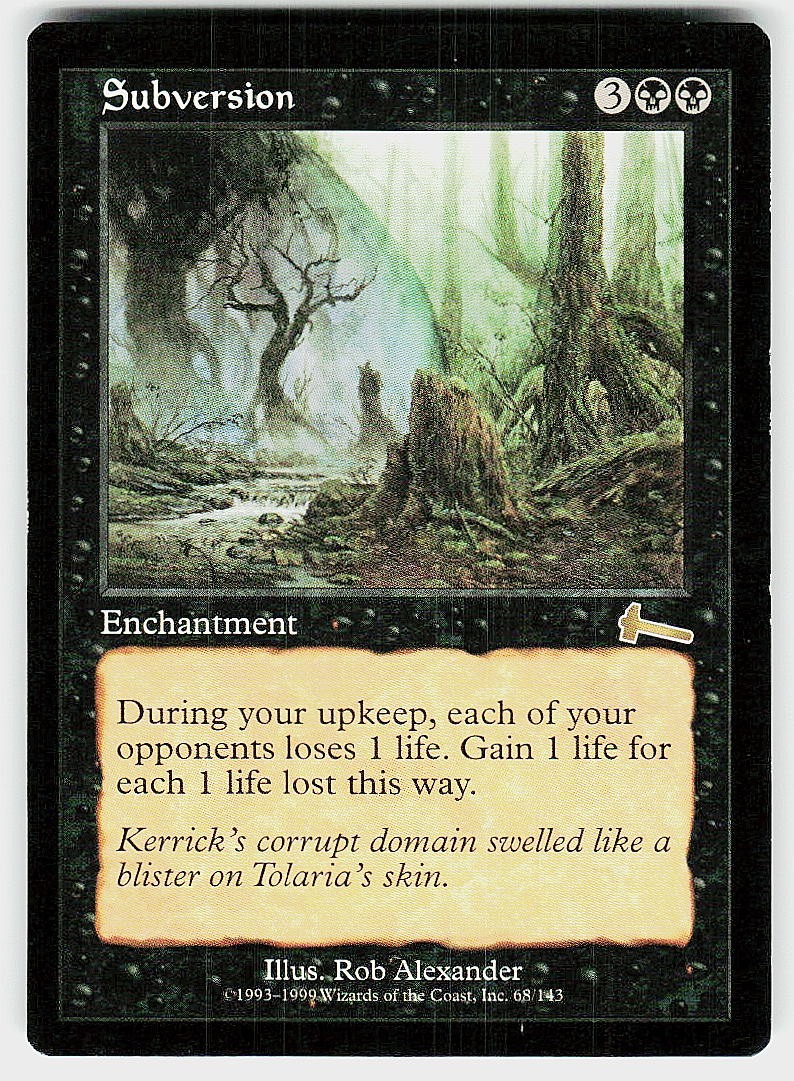 Subversion Urza's Legacy 68 LP