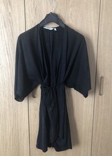 Ladies Wrap Around Black Dress Size 8 UK By & OTHER STORIES in Good Used Conditi