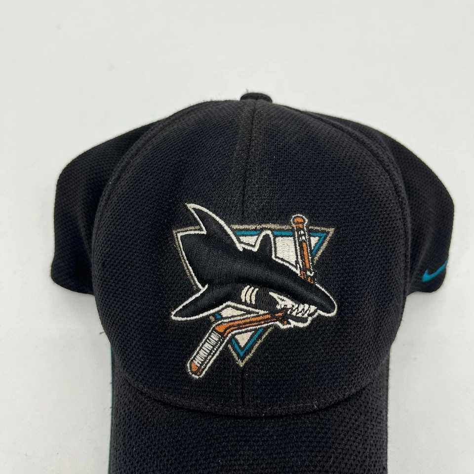 Nike San Jose Sharks Hockey Calce Elástico Sombrero Para Hombre Talla XL Negro NHL Foto 3 de 4