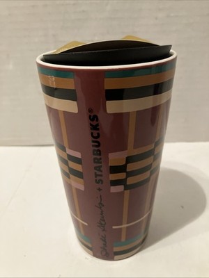 Starbucks NEW with TAGS Shadé Akanbi Ceramic Tumbler 12 Oz. MINT
