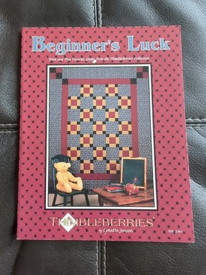 THIMBLEBERRIES'' Beginner's Luck'' Quilt Patterns LYNETTE JENSEN Pieced 20 designs