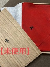 Ferrari Tango Chirimen Furoshiki with wooden box and booklet