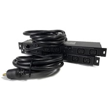 Lot of 2 Dell AP6031 Rackmount Power Distribution Unit PDU 4x C19 Outlets