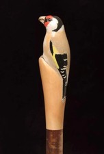 wooden walking stick hand carved bird wooden walking cane