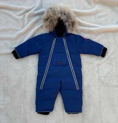 Canada Goose Kids Baby Pacific Blue Lamb Snowsuit Youth Jacket - New - Authentic