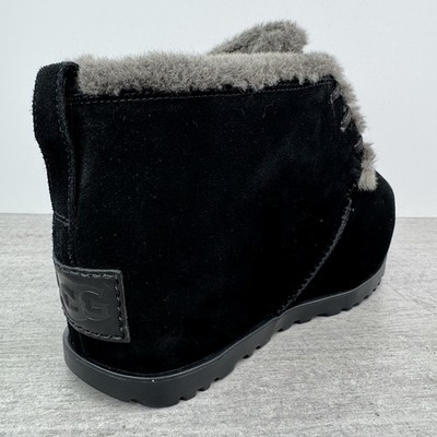 Ugg Pumped Lace Up Shoes/Boots - Black - 1158261 Women's Size 8 | eBay