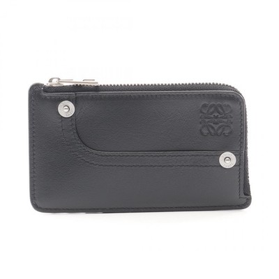 LOEWE Panta Coin Card Holder/ purse C643Z40XAK1100 leather Black