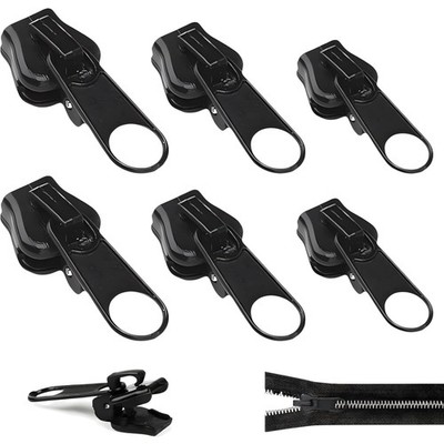 Zipper Reparatur Set - 6 Stück Zip Slider Ersatz - Für Jacken, Rucksäcke, Koffer