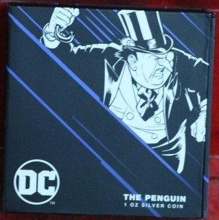 2023 Niue New Zealand Mint DC The Penguin 1 oz .999 Silver Coin
