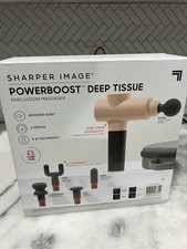 Sharper Image Powerboost Deep Tissue Percussion Massager Version 2.0 - Blush