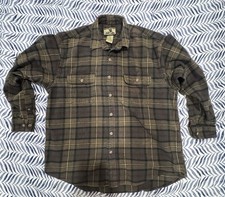 Vintage 90'S Field and Stream long-sleeved heavy flannel check shirt size XL Use