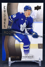 2023-24 Upper Deck Premier - Fraser Minten #149 - Rookie Bronze /199