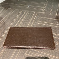LOEWE Long Wallet Leather  brown anagram bifold Authentic