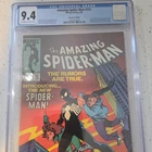 Marvel Comics The Amazing Spider-Man #252 CGC 9.4 1984 Newsstand First Black Co…