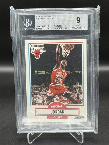 1990-91 Fleer Michael Jordan #26 BGS 9 ES6-1