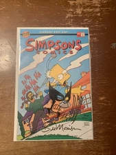 Simpsons 11/ Bill Morrison Signed Remark/ Limited 10/ 