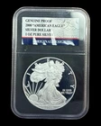 2008-W One Ounce American PROOF Silver Eagle * DEEP CAMEO
