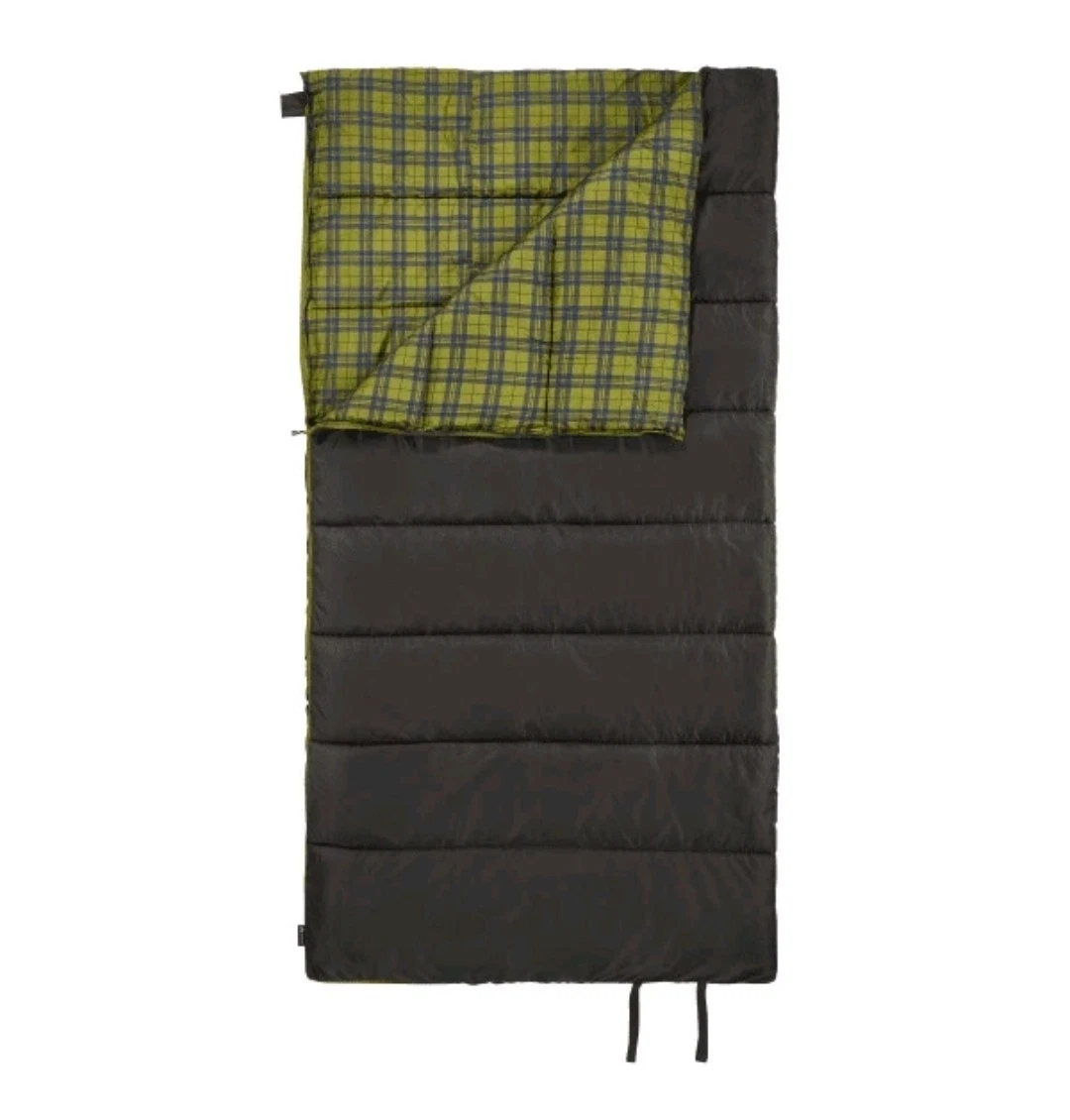 Ozark Trail Oversized 30F Cool Weather Sleeping Bag for Tall Campers Black NEW