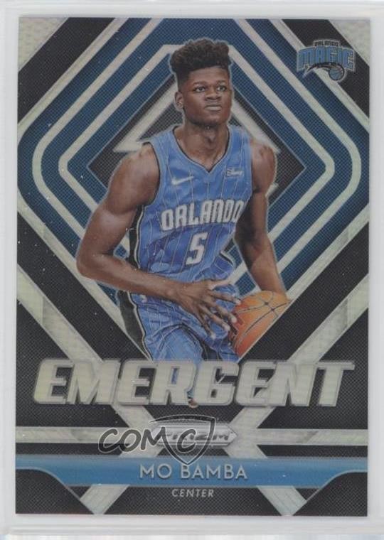 2018-19 Panini Prizm Emergent Silver Prizm Mo Bamba #6 0k4