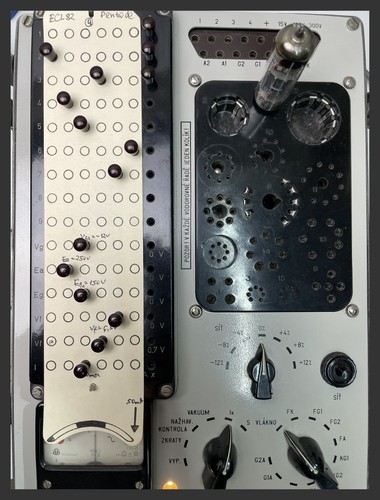 1 tube à vide audio Telefunken ECL82 6BM8 test BON triode diamant pentode faisceau - Photo 9/9