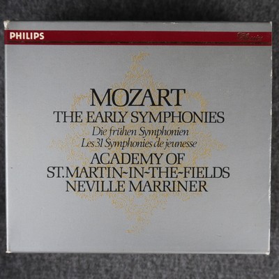 Vintage Mozart Early Symphonies CD Box Set Philips Academy St Martin Marriner