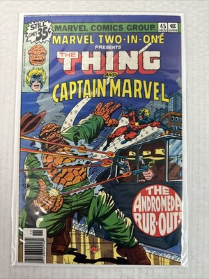 Marvel Two-In-One #45 Vol 1 1973 Marvel Comics 1978 The Thing Newsstand
