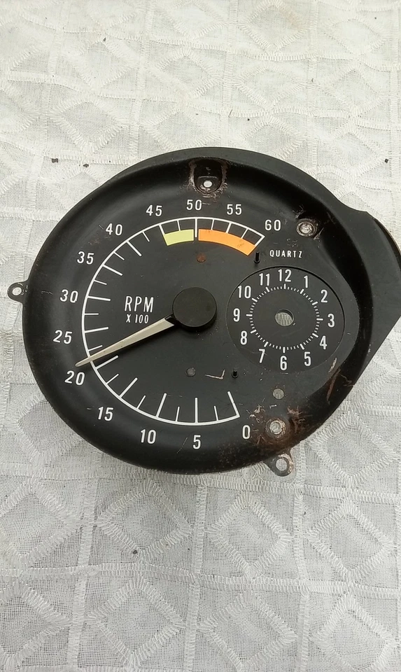 1978 1979 Firebird Trans Am 6,000 RPM Tachometer Clock #2 Untested - Image 2 of 4