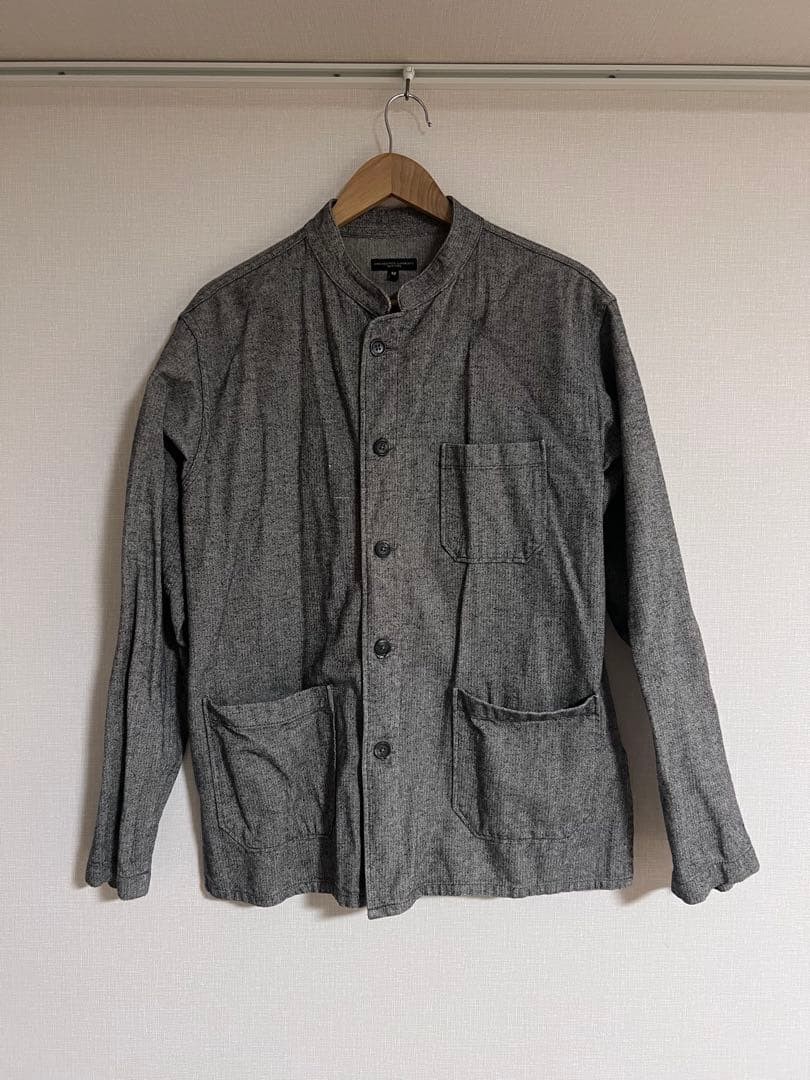 ENGINEERED GARMENTS Gray Button Coverall Jacket M… - image 1