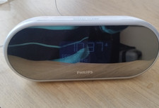 Philips AJB1002/05 Mirror Finish Digital Alarm Clock Radio DAB/ FM/ MP3 with PSU