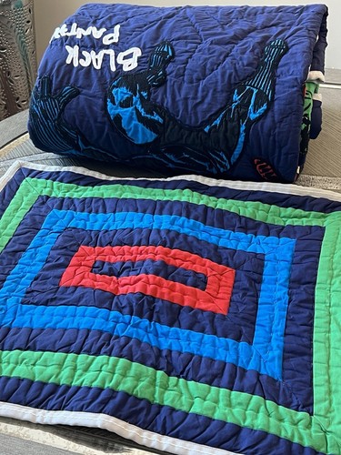Pottery Barn Kids Marvel Heroes Quilt & Sham “Twin” NWOT - Picture 3 of 7