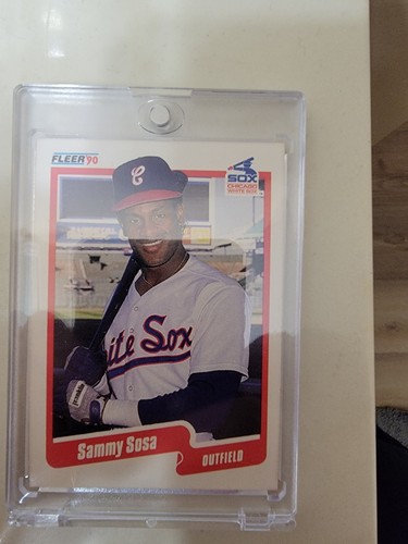 Sammy Sosa Fleer 1990 #548 *Rookie Card* *DOB ERROR* PRISTINE CONDITIONš„RAREš„ - Picture 3 of 17