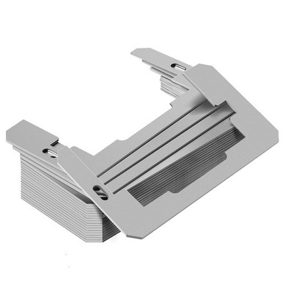 20 Pcs Wall Plate Spacer- Metal Flush Fit Device Leveling Plates- Receptacle