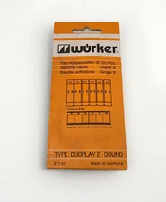 Sealed WURKER Super-8 SPLICING TAPES 50 Piece Pack