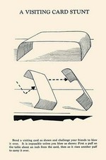 A Visiting Card Stunt Harry Houdini Poster Print