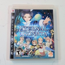 Eternal Sonata (Sony PlayStation 3, PS3, 2008) Sticker On Back Of Cover Art
