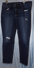 Time and Tru Dark Wash Distressed Skinny Jeans Women's Size 18